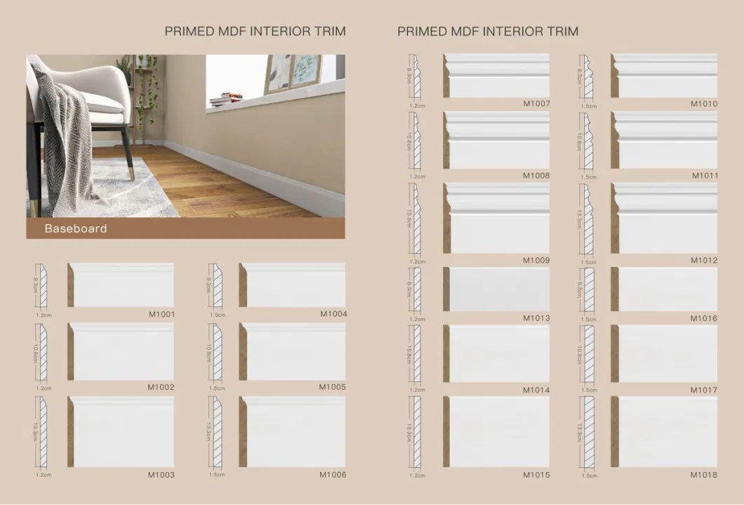 Radiant Pine Solid Wood Molding Decorative Doors Casing